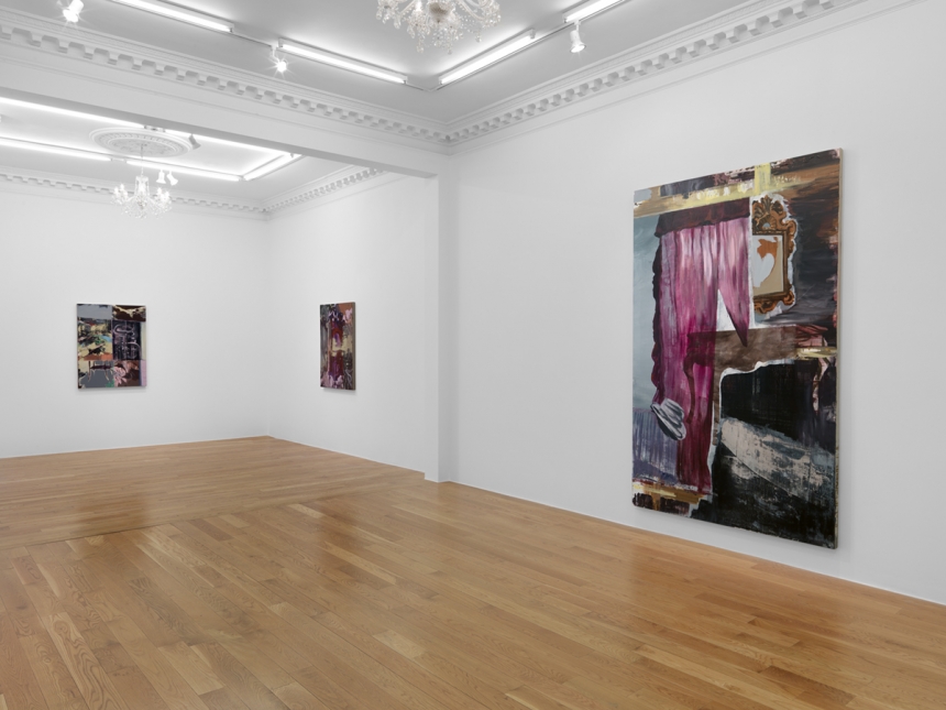 Lu Song's work on display in 'The Room Upstairs' at Massimo De Carlo London