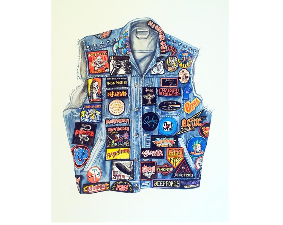 Tom Cardwell, Aiden's Jacket, 2015, watercolour on paper.