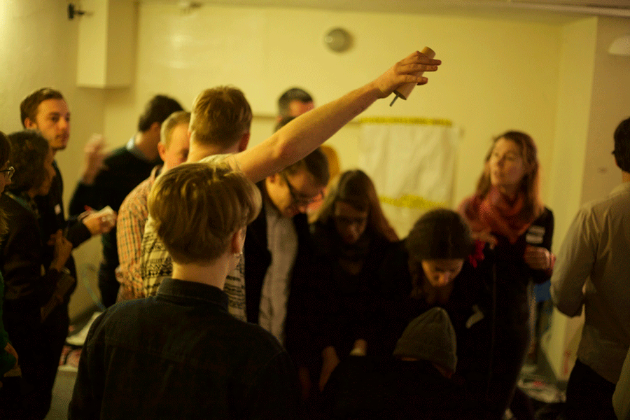 The Lowland Clearances, Camden People’s Theatre, 2016. Designed by Jamie Harper and Duncan Hay. Photographs by Diarmaid Browne. Image above: The City Limits, supported by Camden People’s Theatre, 2016. Designed by Jamie Harper and Duncan Hay. Photograph by Duncan Hay.