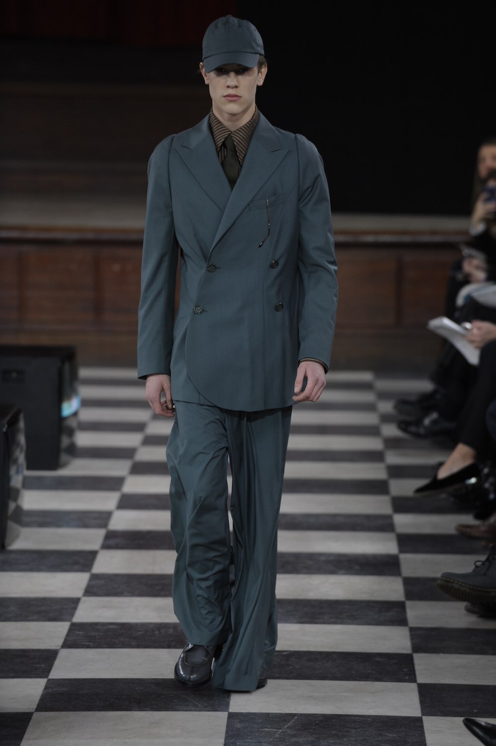 Sohyeon Park at LCFMA18 Menswear. Shot by Roger Dean.