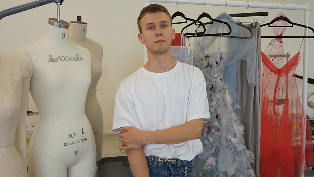 MA Fashion Design Technology Womenswear student Dmitry Gotsfrid won a Georgio Armani competition. 