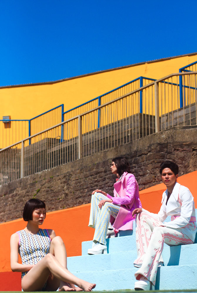 Shoot from Maggie Hoe's look book for Roksanda. Womenswear: Alex Po from Central Saint Martins Fashion Design and Marketing BA16 