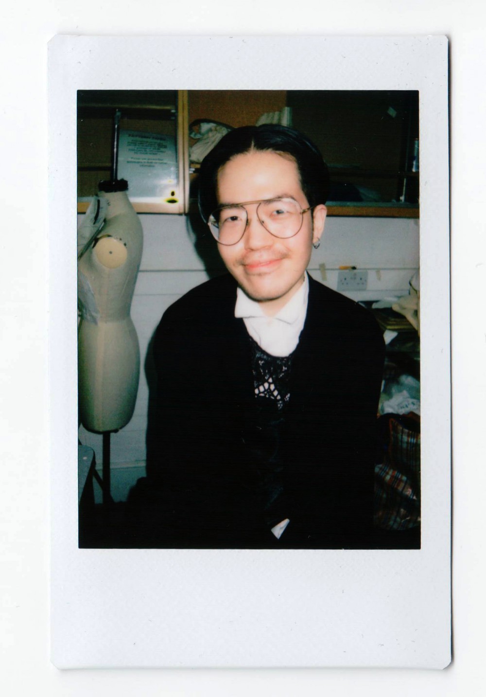 BA (Hons) Fashion Design and Development student Andrew Ko. 