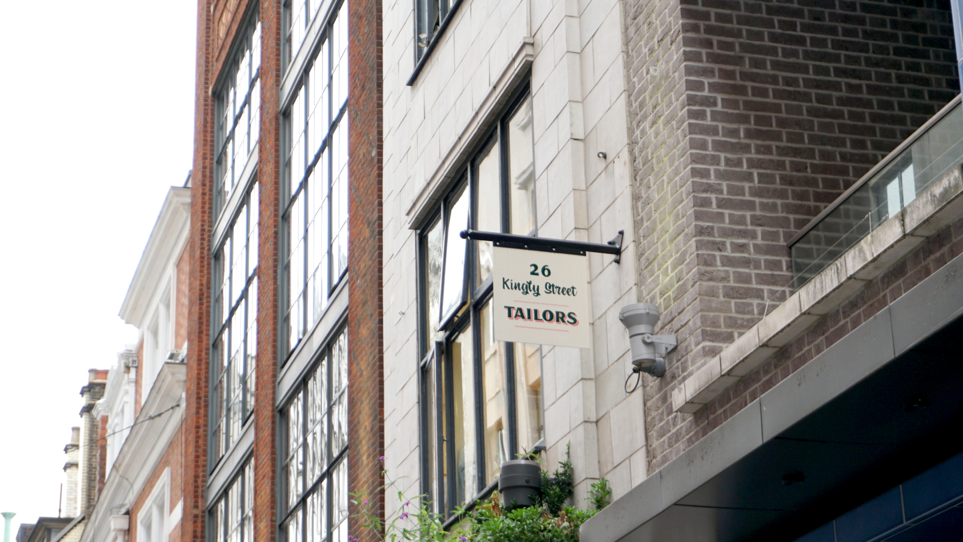  26 Kingly Street Tailors Sign