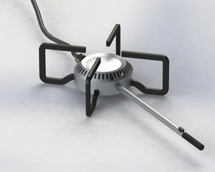 Jaxon Pope modular gas burners in progress