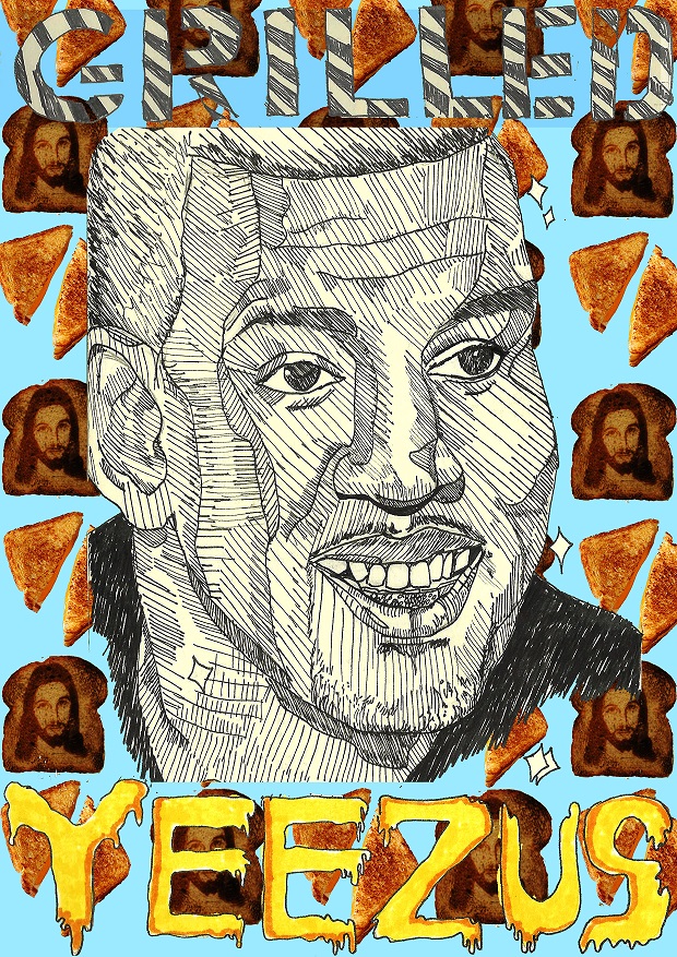 Foundation Diploma in Art and Design Zine submission from student Catherine Morton-Abuah. collage and character illustration. 