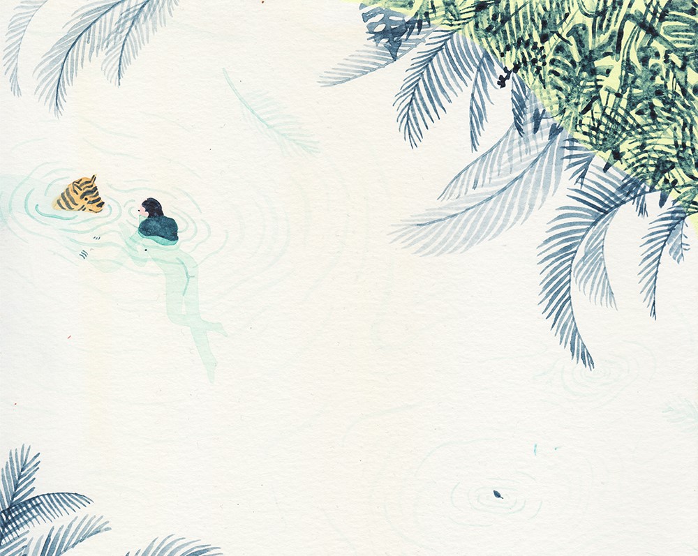 Watercolor by artist Monica Ramos