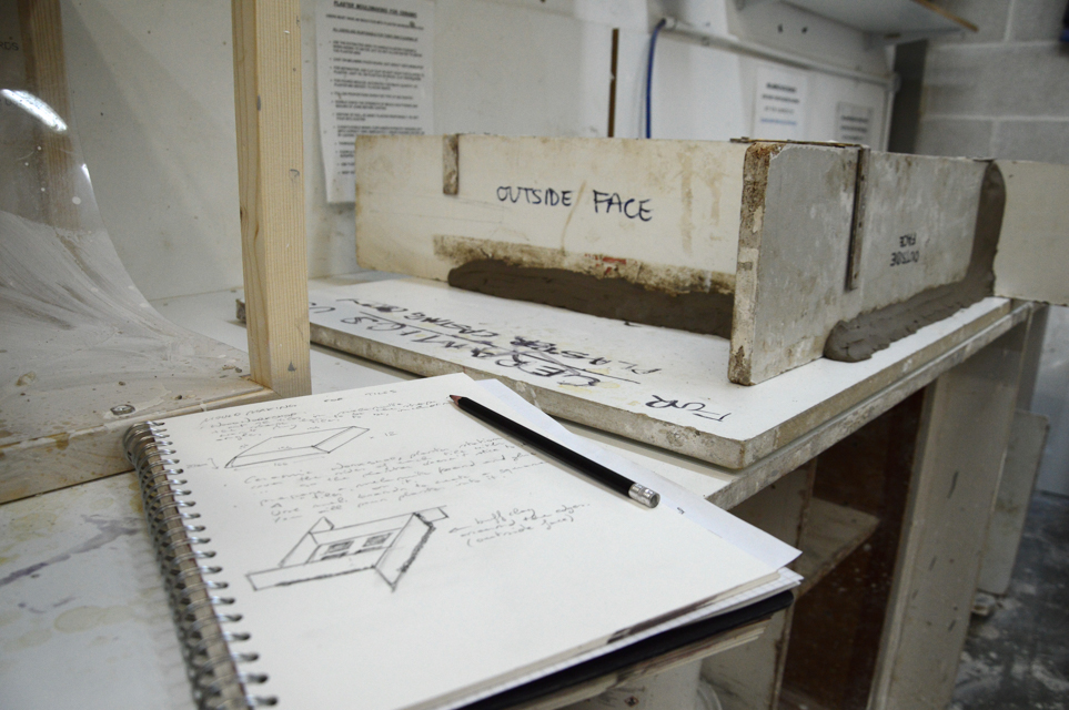 Fibreclay work by Marta Terruzzi