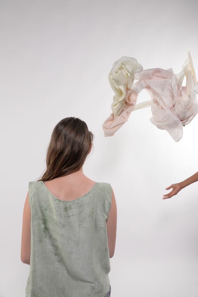 Julia Ast with Luisa's dyed silks