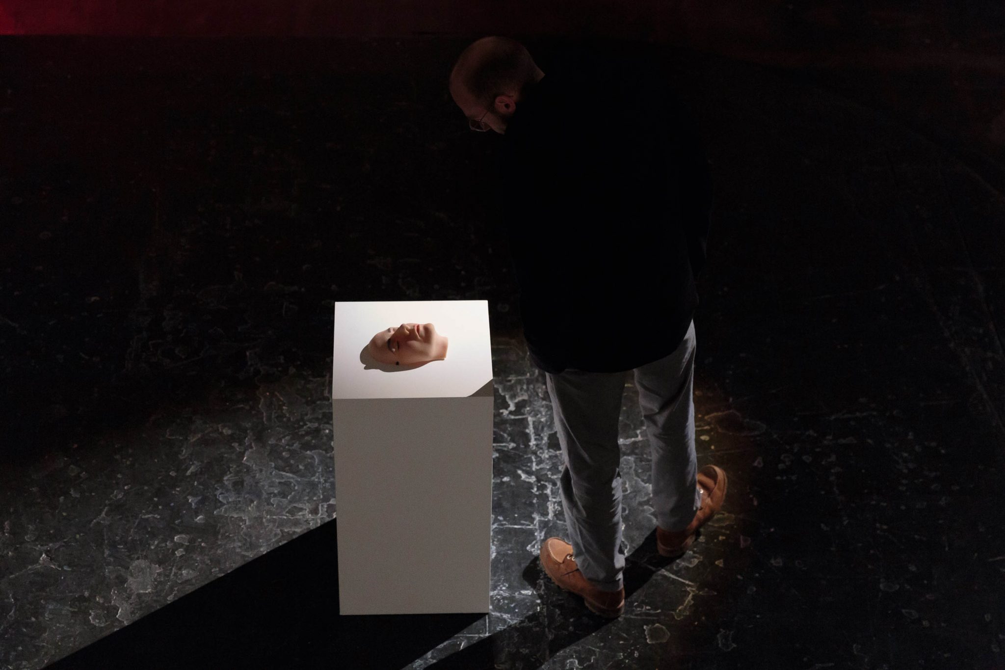 Sleeping Mask (2014) by Gillian Wearing, image credit Tim Bowditch