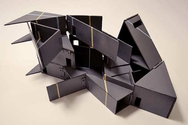 Dolls' house model by Bianca Soberano, BA Interior & Spatial Design