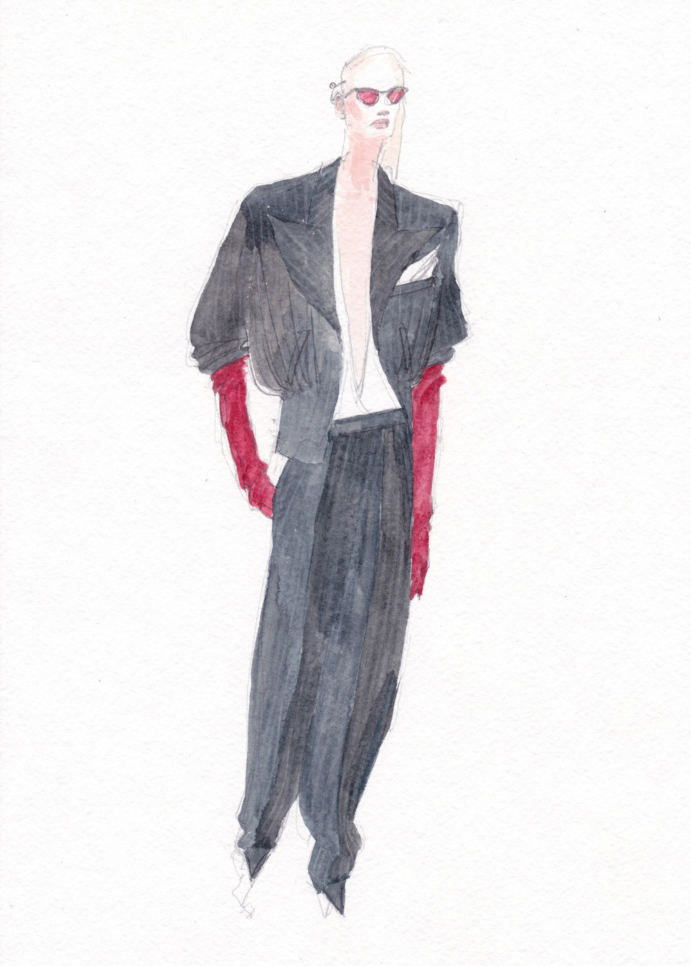 MA Fashion Design Technology Womenswear student Dmitry Gotsfrid wins Armani competition. 