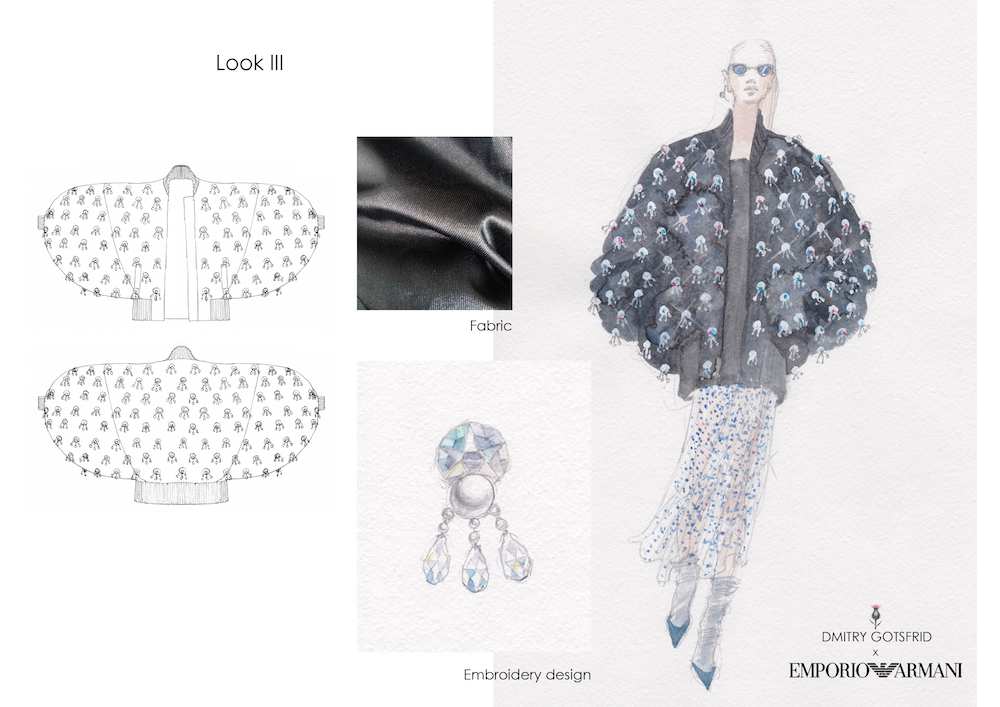 MA Fashion Design Technology Womenswear student Dmitry Gotsfrid wins Armani competition.