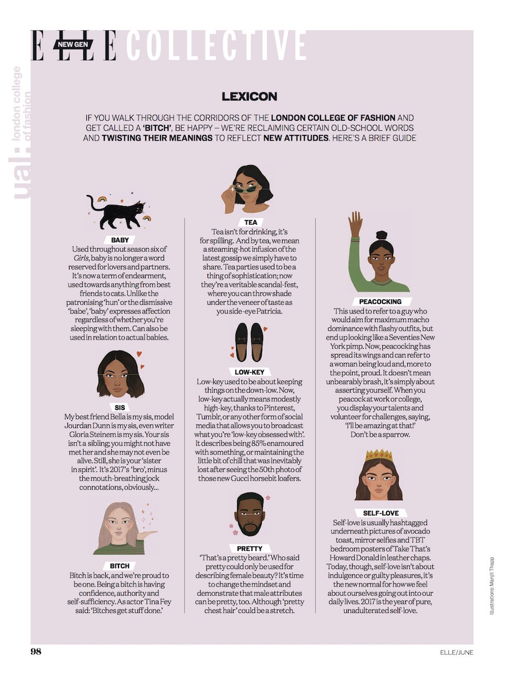 The Collective LCF x ELLE Lexicon.