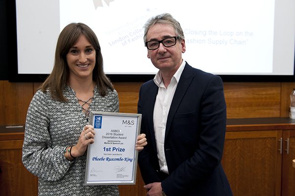 BA (Hons) Fashion Management graduate Phoebe Ruscombe King