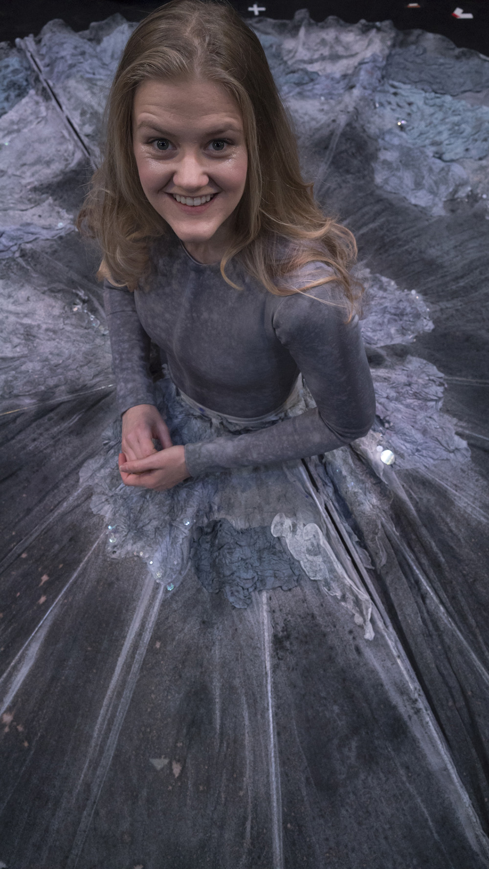 MA Costume Design for Performance student Crystal Baker-Manning at LCFMA17. Taken by MA Fashion Photography course leader Paul Bevan.