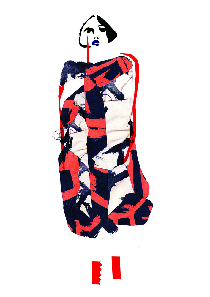 Fashion illustration by Erica Weide