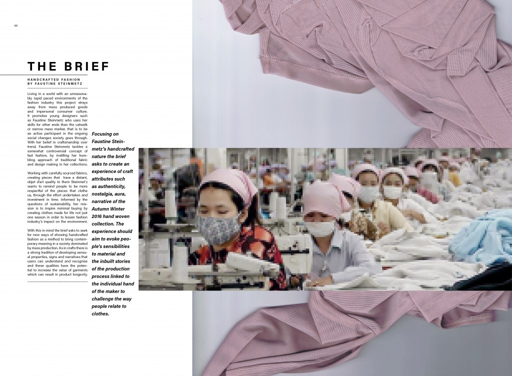 BA (Hons) Creative Direction for Fashion student Lea Sorli created Soundthreads as her final major project. 