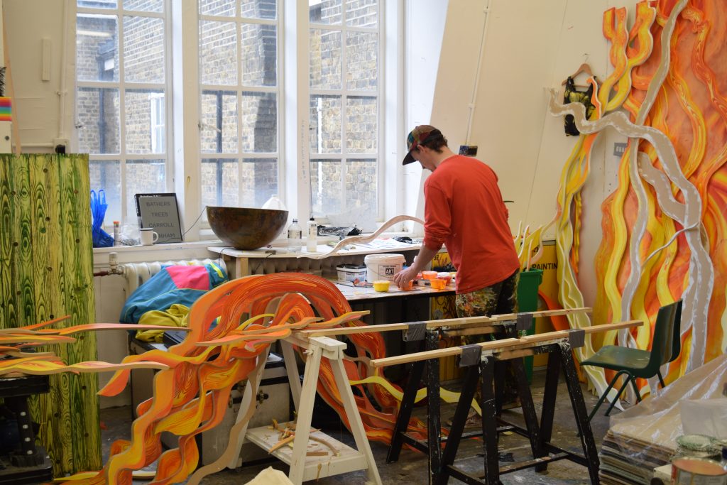 Billy Crosby work in process