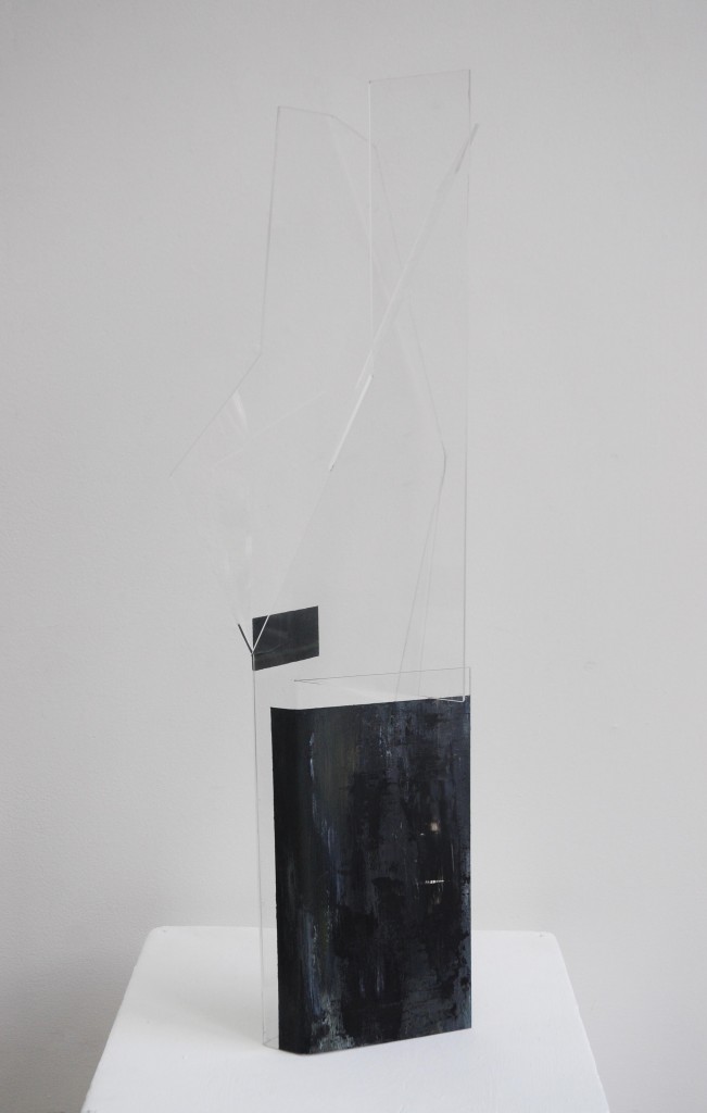 Photograph of Kin Ting Li Sculpture - a deconstruction of 3-dimensional space.