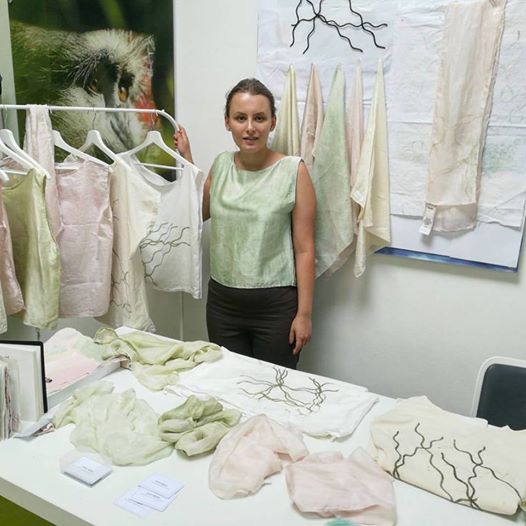Luisa Balaban - Microalgae sustainable textile design
