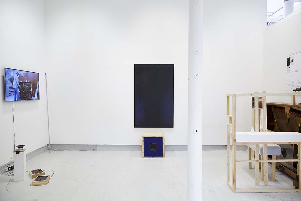 Installation as part of Andrew Hart's BA Summer Show 2017. Photograph by Kristy Noble.