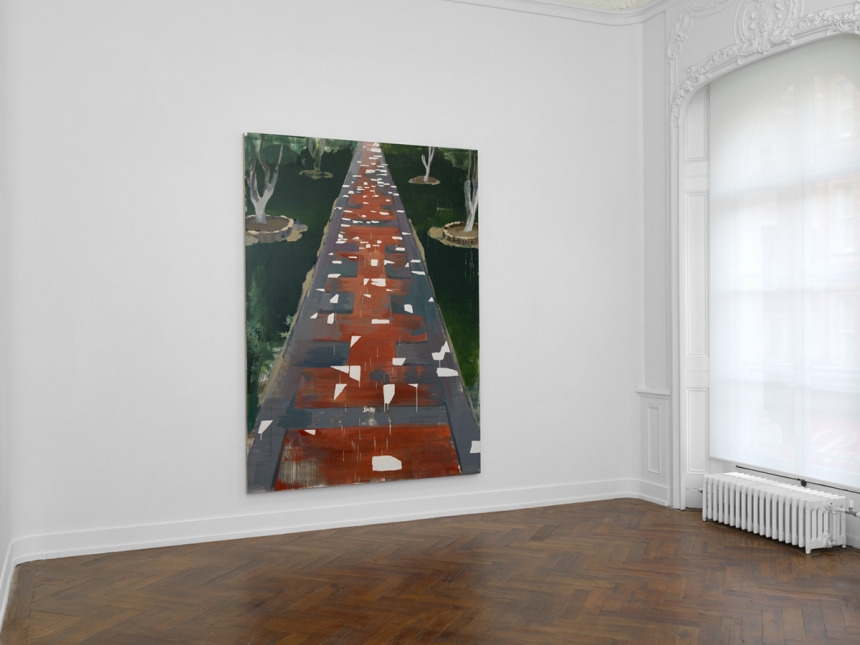 Lu Song's work on display in 'The Room Upstairs' at Massimo De Carlo London