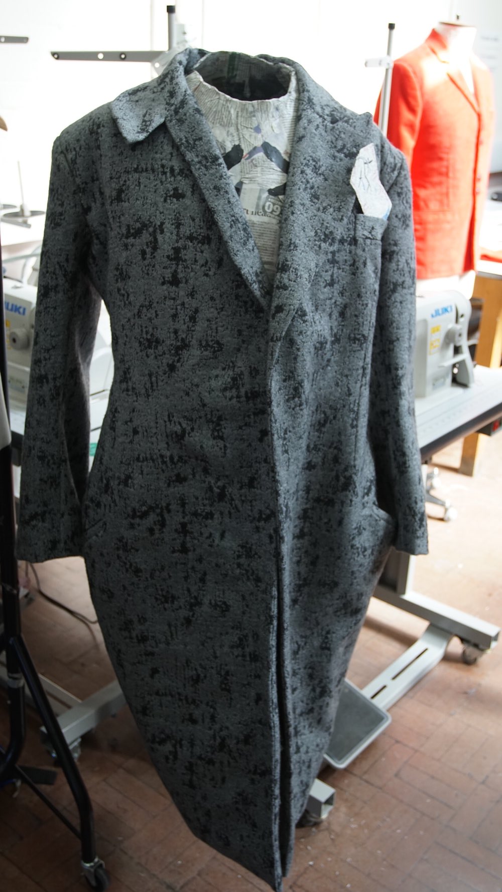 BA (Hons) Bespoke Tailoring student Jamie Brown.