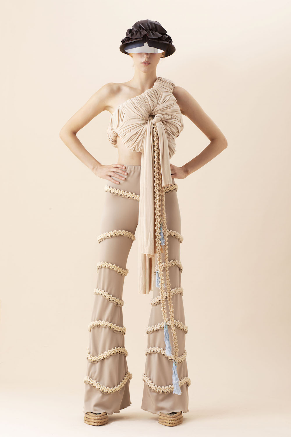 BA (Hons) Fashion Textiles Embroidery graduate Mia Anderson for LCFBA18. 