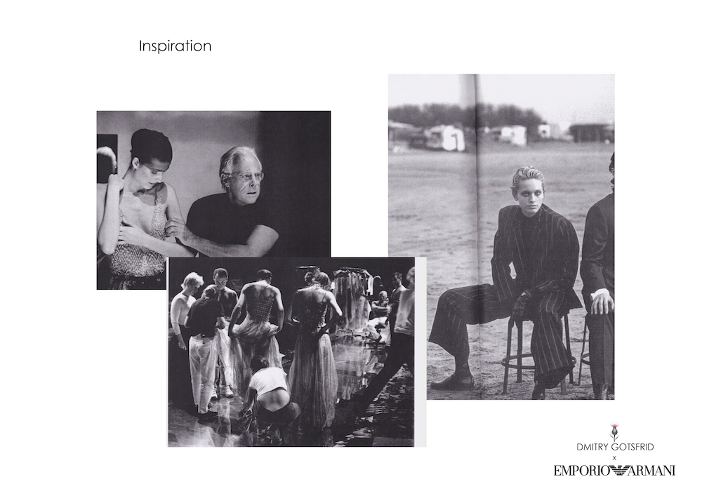 MA Fashion Design Technology Womenswear student Dmitry Gotsfrid wins Armani competition.