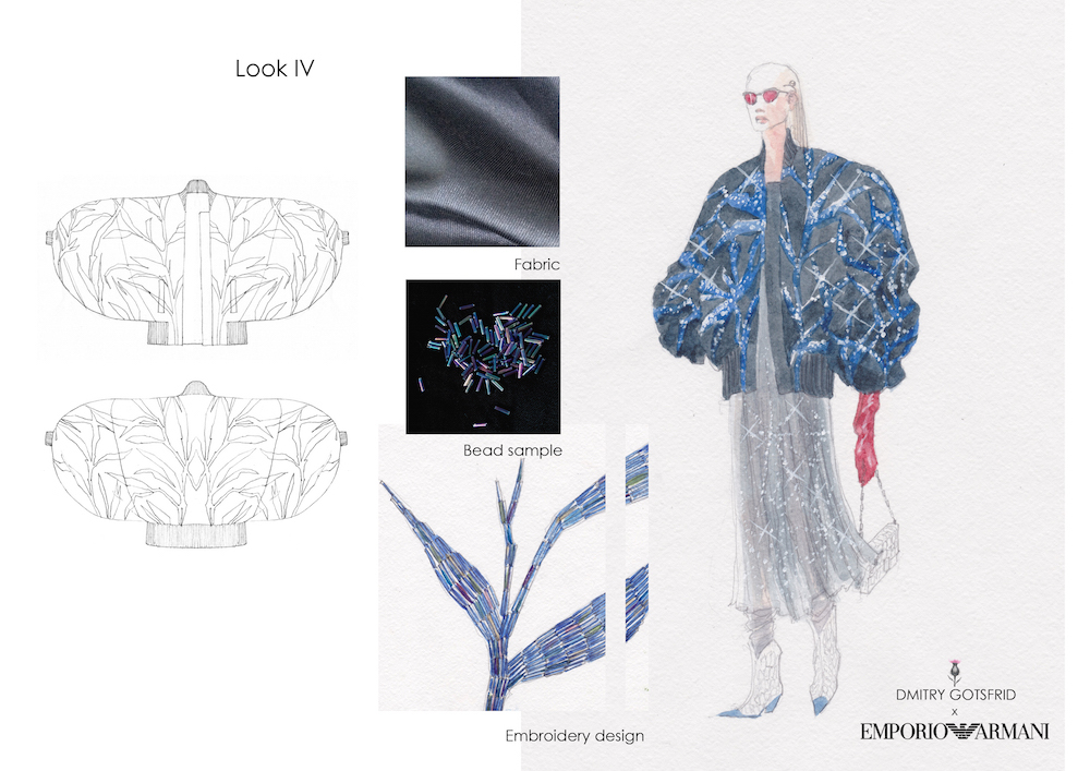 MA Fashion Design Technology Womenswear student Dmitry Gotsfrid wins Armani competition.