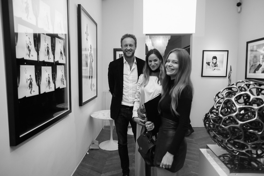 Fashion Illustration graduate Nina Miles Hilpern at Ransom Art Gallery. 