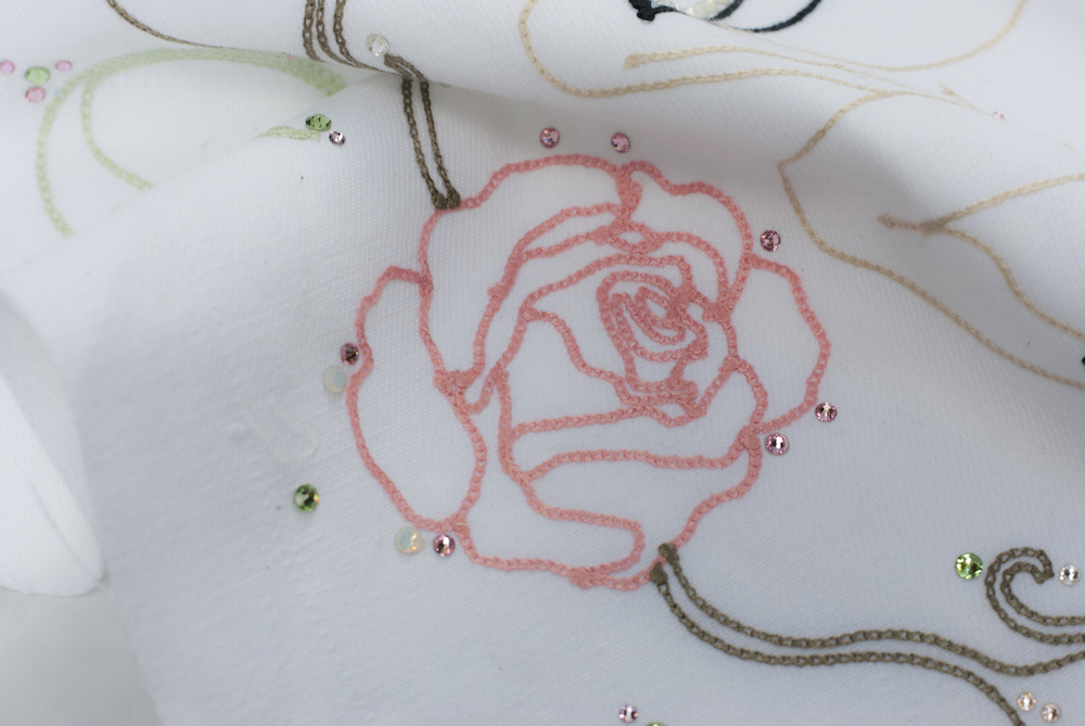 BA (Hons) Fashion Textiles: Embroidery graduate Carmen Manzano.