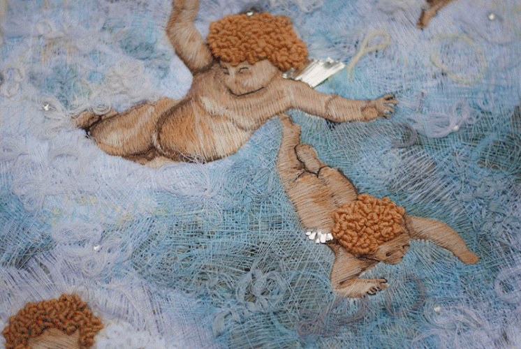 Carmen Manzano embroidery sample