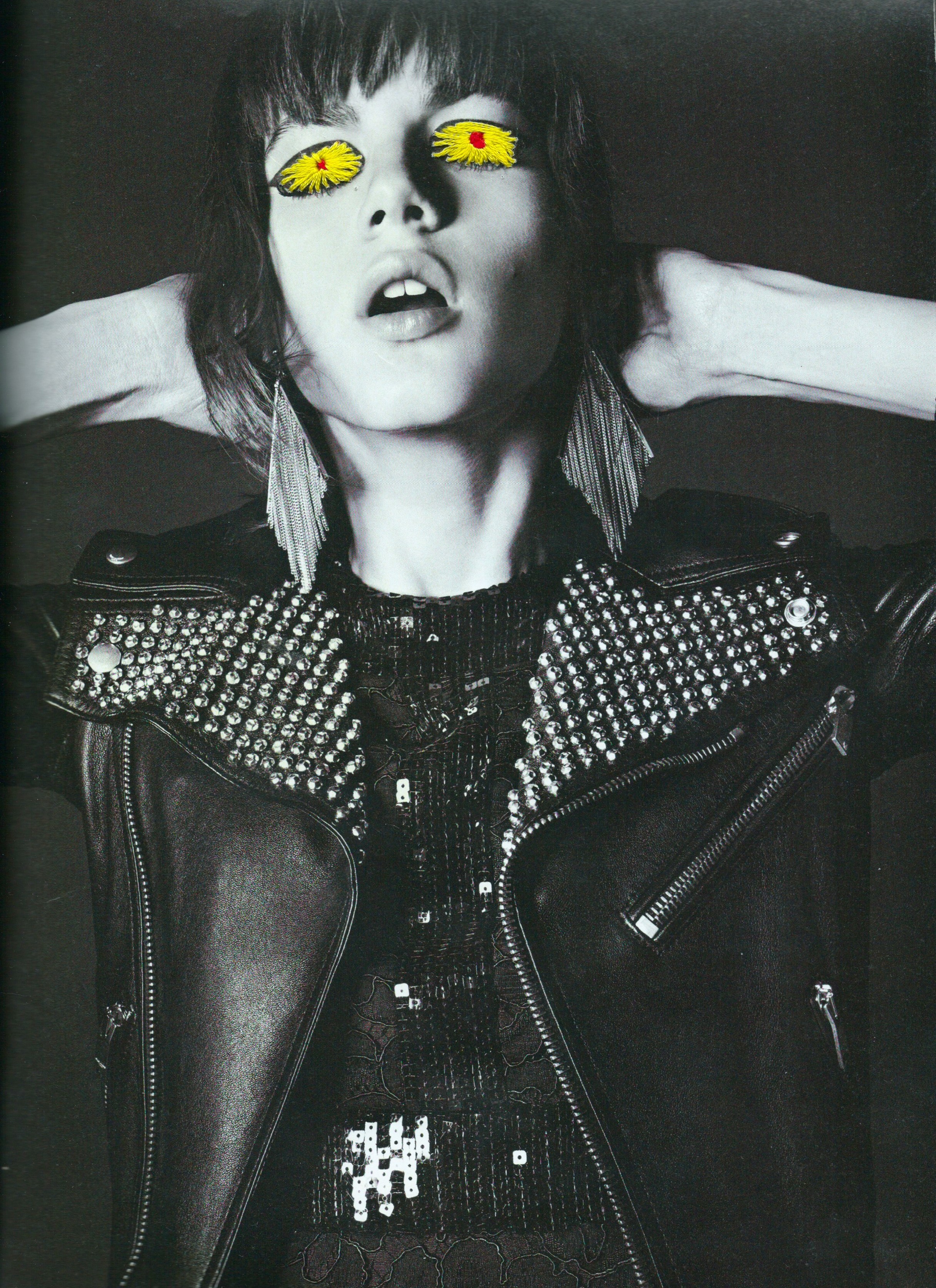 Embroidery work by Creative Direction for Fashion student Nicole Chui