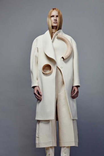 Womenswear by Dan He, Fashion Design Technology: Womenswear. Millinery by Jordan Byron Britton, BA (Hons) Fashion Jewellery. Jewellery by Suangshuang Wang, BA Fashion Jewellery. Photographer: James Rees , Creative Direction: Rob Phillips, Hair: Ezana Ové, Beauty: Kirsty Gaston