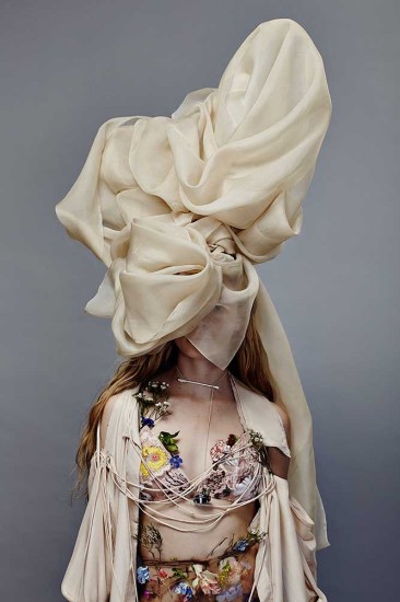 Womenswear by Rosemary Lambert and Kate Donald, BA (Hons) Fashion Design Technology: Womenswear. Textiles by Kate Cheung Wing Ki, BA (Hons) Fashion Textiles: Embroidery. Contour by Sian O'Neill, BA (Hons) Fashion Contour. Jewellery by Tanaporn Wongsa, BA (Hons) Fashion Jewellery.Photographer: James Rees , Creative Direction: Rob Phillips, Hair: Ezana Ové, Beauty: Kirsty Gaston