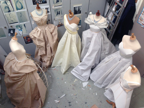 Behind the scenes at Rhea Thierstein's studio. Photo courtesy of Rhea Thierstein.
