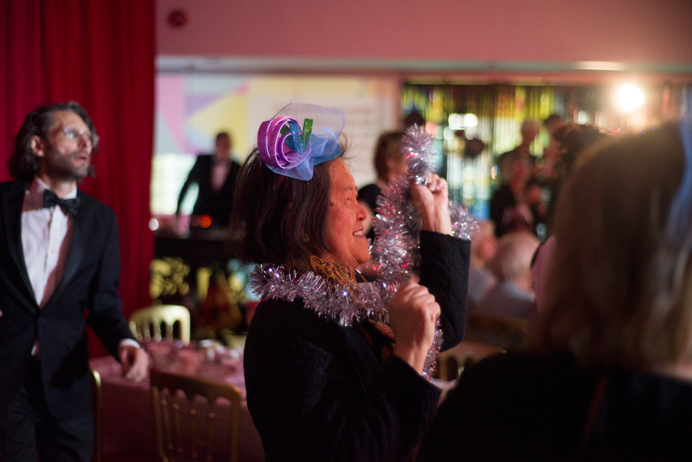 Guests at Posh Club in LCC Studio.