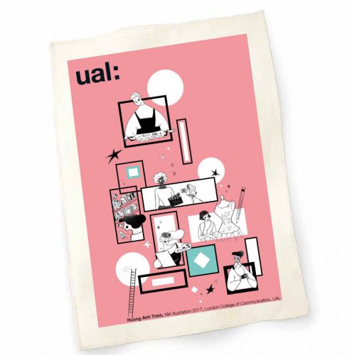 Houng Anh Trinh's design on a tea towel