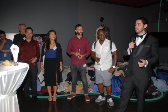 Bode with fellow UAL Beijing Alumni Committee Members