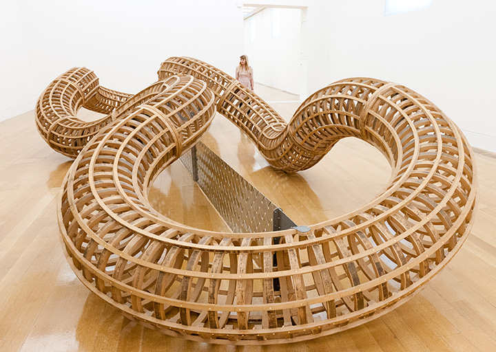 Richard Deacon After 1998, Wood, stainless steel, aluminium and resin.  Tate. Purchased from funds provided by CGNU plc 2002.  Photocredit: Tate Photography