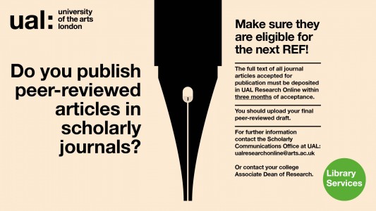 Are you ready for the REF? Contact ualresearchonline@arts.ac.uk