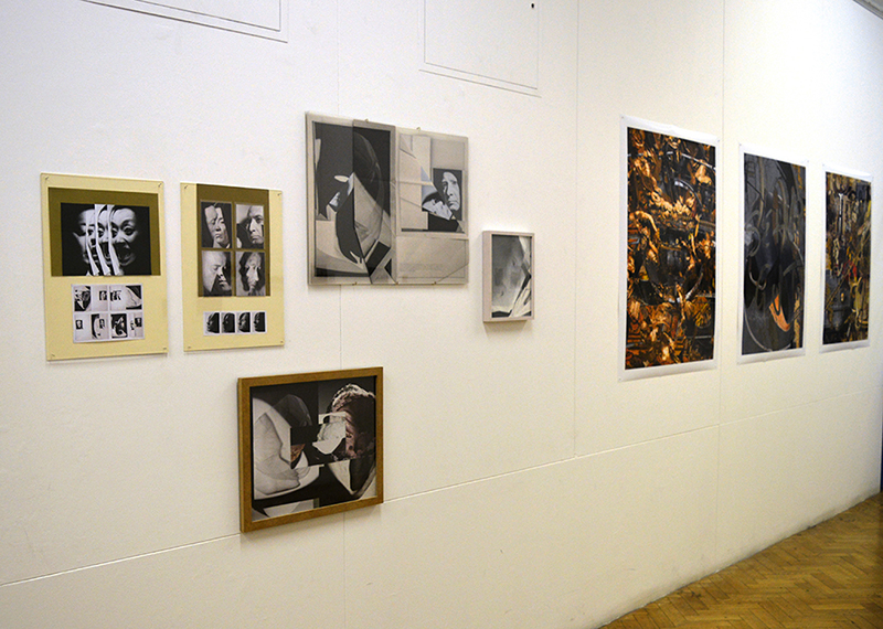 Wiebke Leister, 'Echoes and Afterlives' 2016, collages, five pieces, installed in constellation