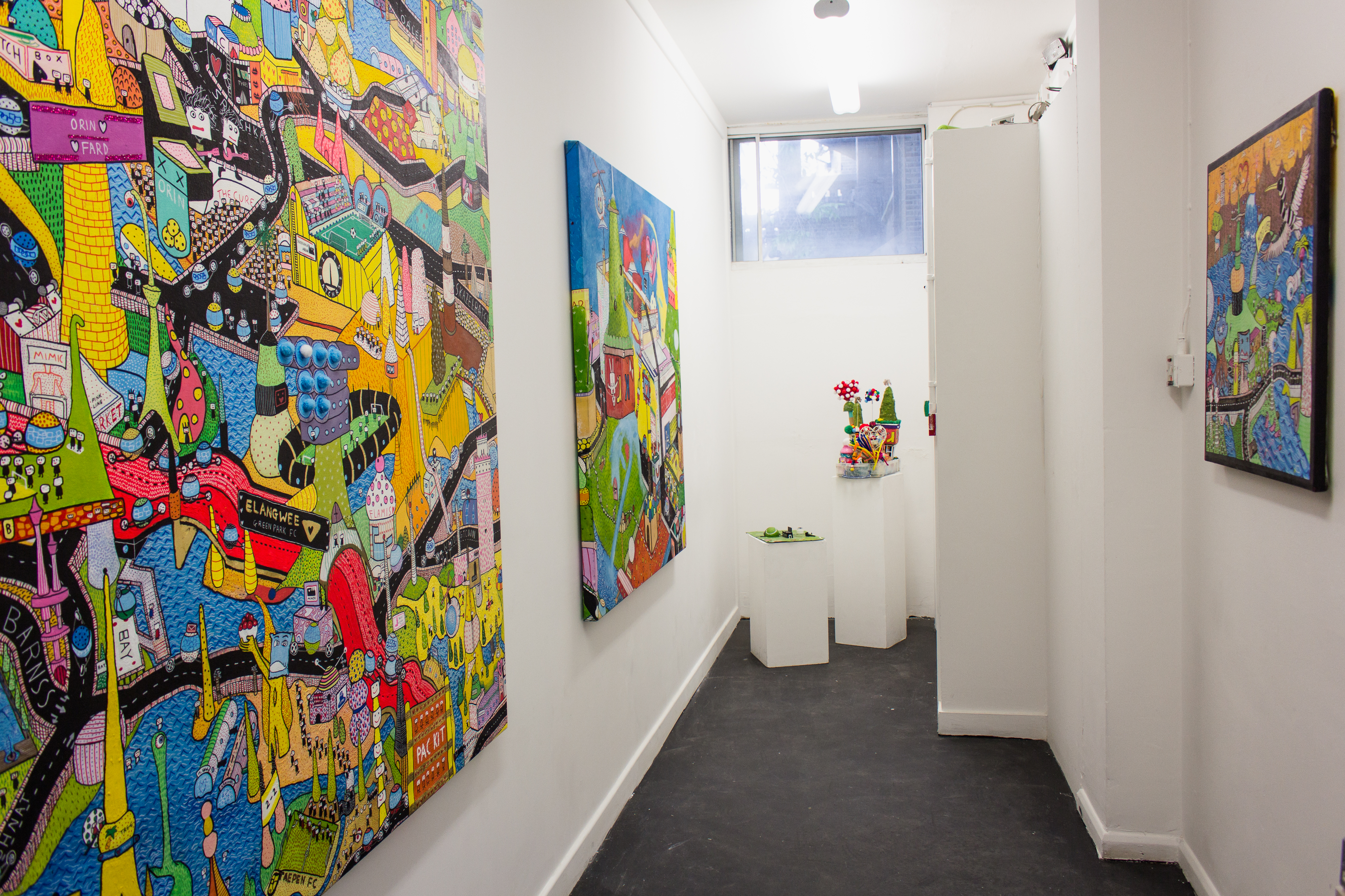 Jack Waddington's solo exhibtion 'Packit'