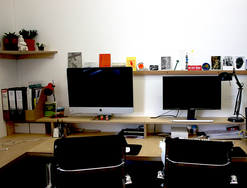 work-form's working space at their studios in Peckham
