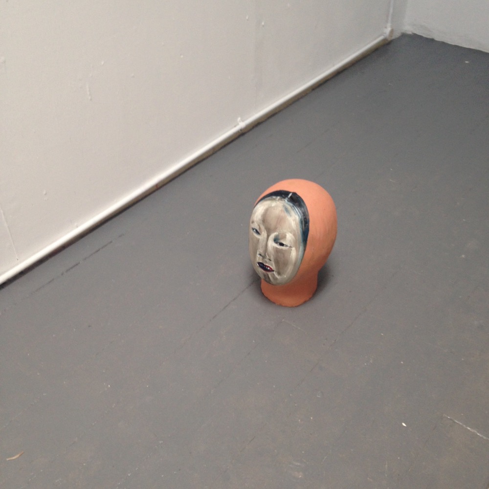 Head with a mask by Nikoleta Martjanova