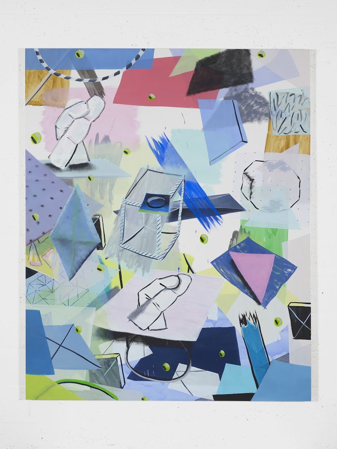 Alice Browne, 'A lot of creative work may need to be finished by today, Gemini...', 2016, acrylic and oil on canvas, 213.5cm x 173cm