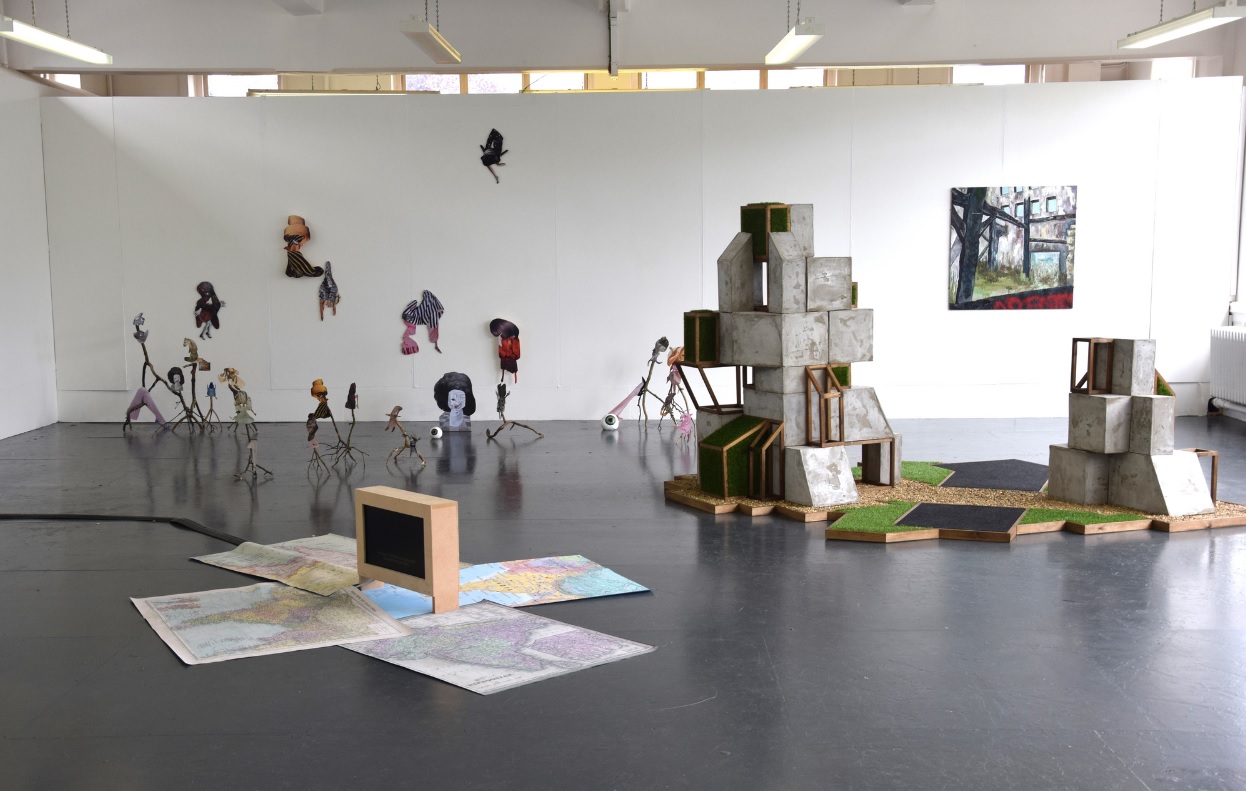 Student work from the MFA Fine Art Summer Show, 2016