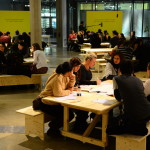 Brainstorming session between our design teams and guest scientists.